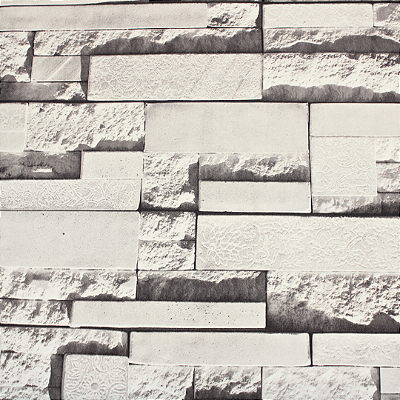 Papel de Parede Pedras Tons Claros Rolo com 10 Metros