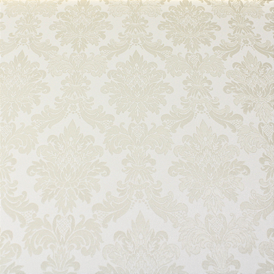 Papel de Parede Arabesco em Tom de Bege Claro Rolo com 10 Metros