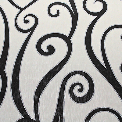 Papel de Parede Bailarina Tom Creme e Preto Rolo com 10 Metros