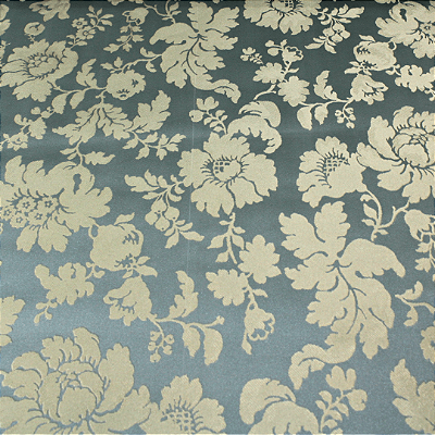 Papel de Parede Floral Tons de Dourado e Verde Rolo com 10 Metros