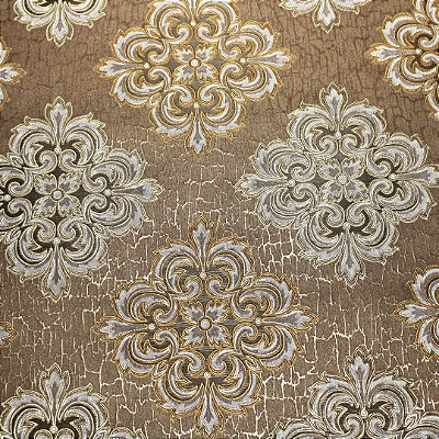 Papel de Parede Floral em Tons Terrosos Brilho Rolo com 10 Metros