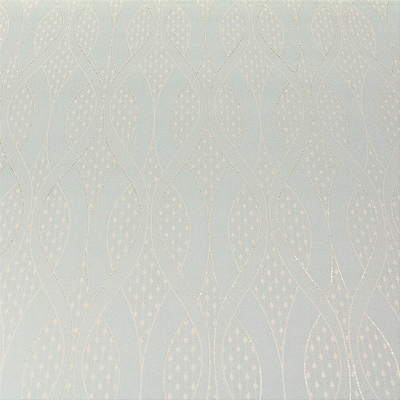 Papel de Parede Abstrato em Tom de Azul Bebê Rolo com 10 Metros