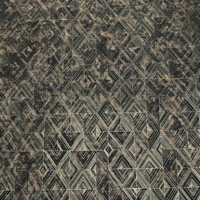 Papel de Parede Geométrico Tons de Dourado e Preto Rolo com 10 Metros