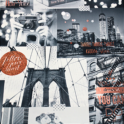 Papel de Parede New York Rolo com 10 Metros