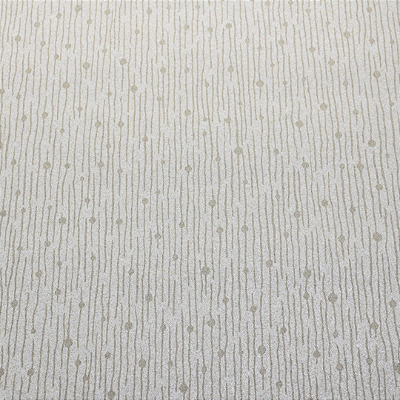 Papel de Parede Listrado em Tom de Bege Rolo com 10 Metros