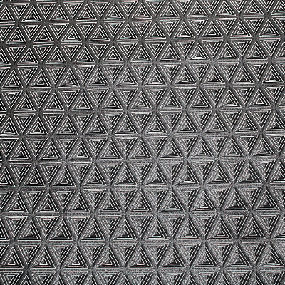 Papel de Parede Geométrico Tom de Preto Com Brilho Rolo com 10 Metros