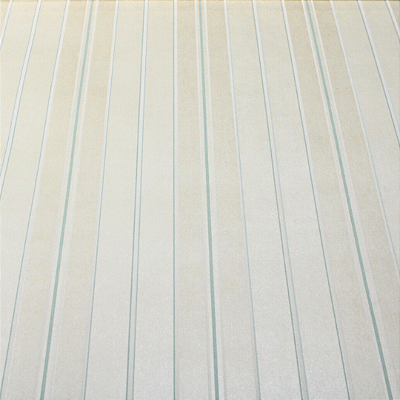 Papel de Parede Listrado Amarelo Claro com Brilho Rolo com 10 Metros