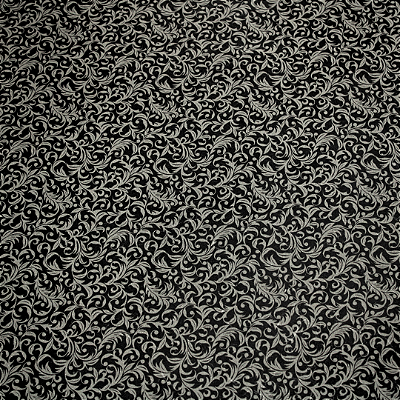 Papel de Parede Folhagens Tons de Preto e Verde Rolo com 10 Metros