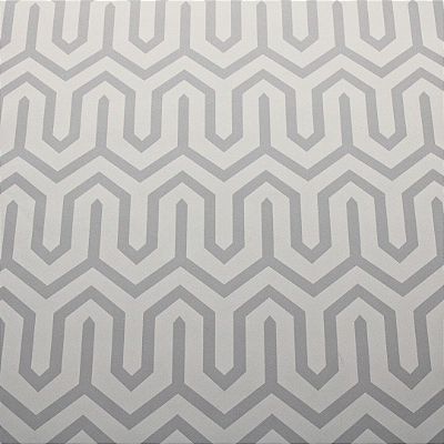 Papel de Parede Geométrico Tom de Crômio Rolo com 10 Metros