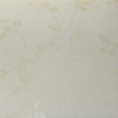 Papel de Parede Floral Tom de Palha Rolo com 10 Metros