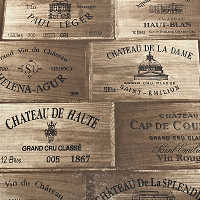 Papel de Parede Amadeirado Marrom Rolo com 10 Metros