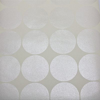 Papel de Parede Geométrico Off White Rolo com 10 Metros