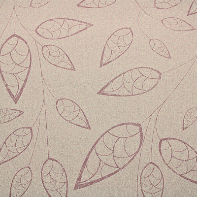 Papel de Parede Folhagens em Tom de Rosa Rolo com 10 Metros