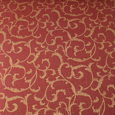 Papel de Parede Abstrato Tons de Vermelho e Dourado Rolo com 10 Metros