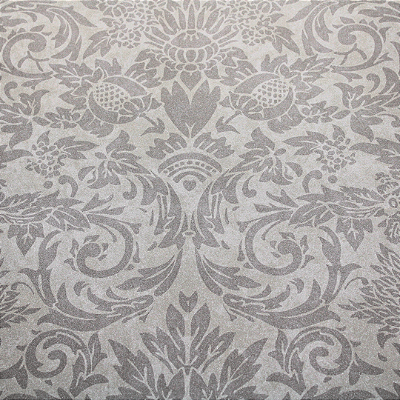 Papel de Parede Arabesco Tom de Cinza Rolo com 10 Metros