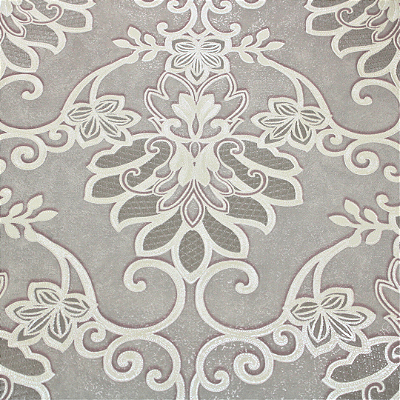 Papel de Parede Floral Tons de Bege Rolo com 10 Metros