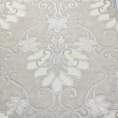 Papel de Parede Arabesco Tons de Bege Rolo com 10 Metros