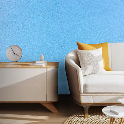 Papel de Parede Importado Texturizado Azul Bebê 10 Metros