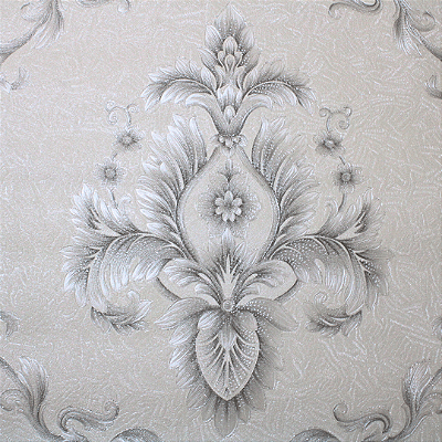 Papel de Parede Importado Arabesco Creme 10 Metros