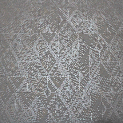 Papel de Parede Geométrico Prateado 10 Metros