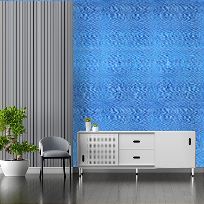 Papel Adesivo Azul Metálico 5 Metros