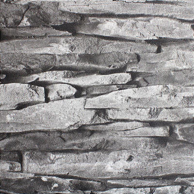 Papel de Parede Pedras Rusticas Tons Escuros 10 Metros