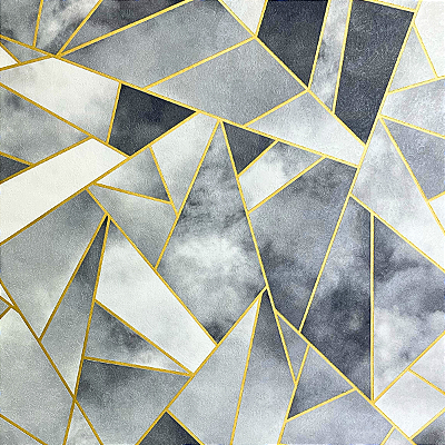 Papel de Parede Geométrico Tons Escuros 10 Metros