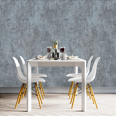 Papel de Parede Cimento Queimado Rustico 10 Metros