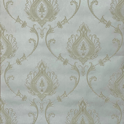 Papel de Parede Arabesco tons Creme 10 Metros