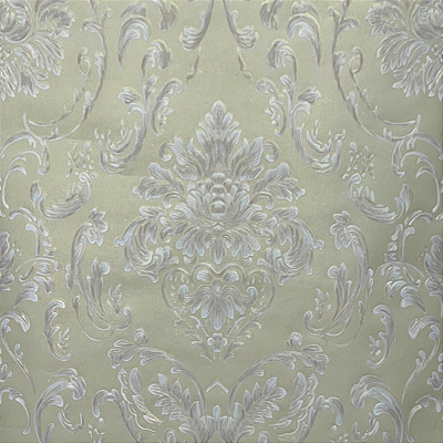 Papel de Parede Arabesco fundo Creme 10 Metros