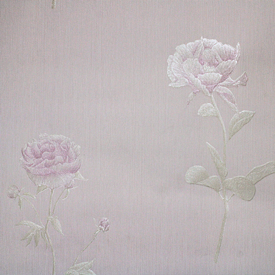 Papel de Parede Floral fundo Rosa 10 Metros