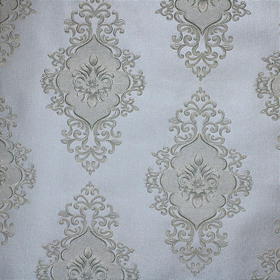 Papel de Parede Arabesco fundo Turquesa Claro 10 Metros