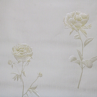 Papel de Parede Floral Amarelado 10 Metros