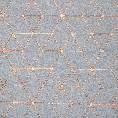 Papel de Parede Geométrico tom de Bronze 10 Metros