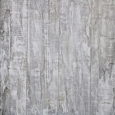 Papel de Parede efeito Madeira Cinza 10 Metros