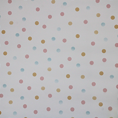 Papel de Parede Poá Colorido 10 Metros