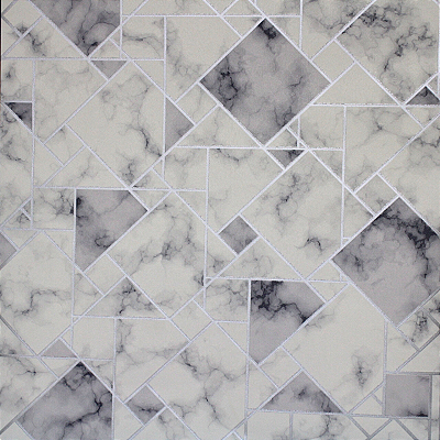 Papel de Parede Geométrico e Marmorizado 10 Metros