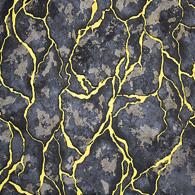 Papel de Parede estilo Mármore Preto 10 Metros