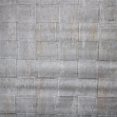 Papel de Parede Coca Cola tom Prata Envelhecida 10 Metros