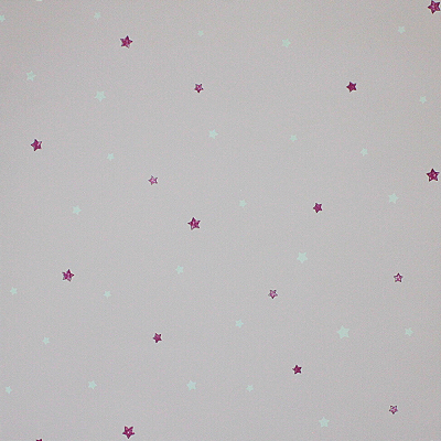 Papel de Parede Estrela fundo Rosa 10 Metros