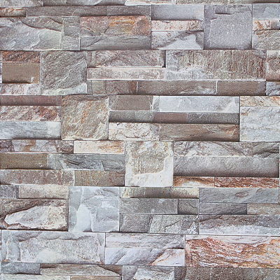 Papel de Parede estilo Pedras Rusticas 10 Metros