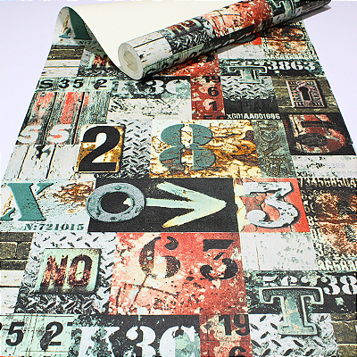 Papel de Parede Figuras 10 Metros