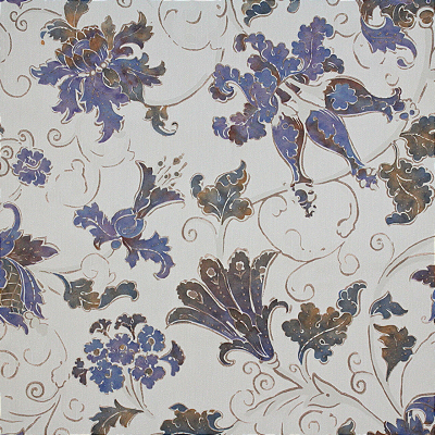 Papel de Parede Floral tons de Roxo 10 Metros