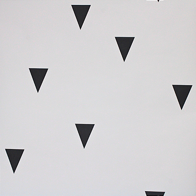 Papel de Parede Triângulos fundo Branco 10 Metros