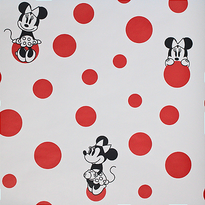 Papel de Parede Minnie Poá 10 Metros