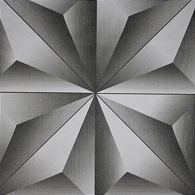 Papel de Parede 3D Geométrico Escuro 10 Metros