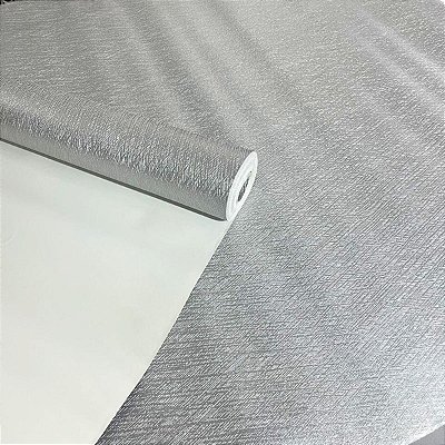 Papel de Parede Efeito Aço Escovado Importado Luxo 15 Metros Lavável para Residencial e Comercial