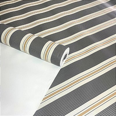 Papel de Parede Listrado Importado Luxo 15 Metros Lavável para Residencial e Comercial
