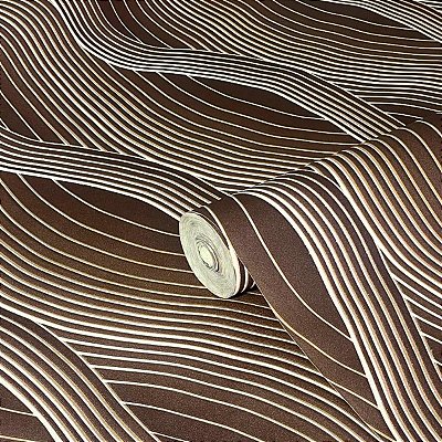 Papel de Parede Bailarina Marrom Escuro Importado Luxo 15 Metros