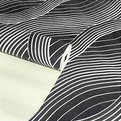 Papel de Parede Bailarina Preto Importado Luxo 15 Metros Lavável para Residencial e Comercial